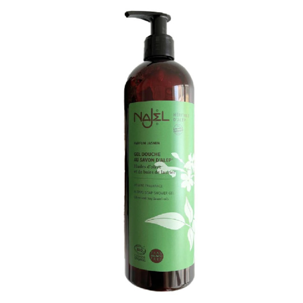 Image of Organic Aleppo Soap Shower Gel Jasmine Fragrance 500 ml