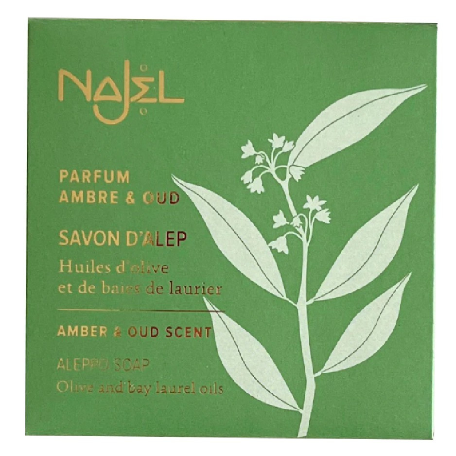 Natural Aleppo Soap Amber & Oud Scented 150 g