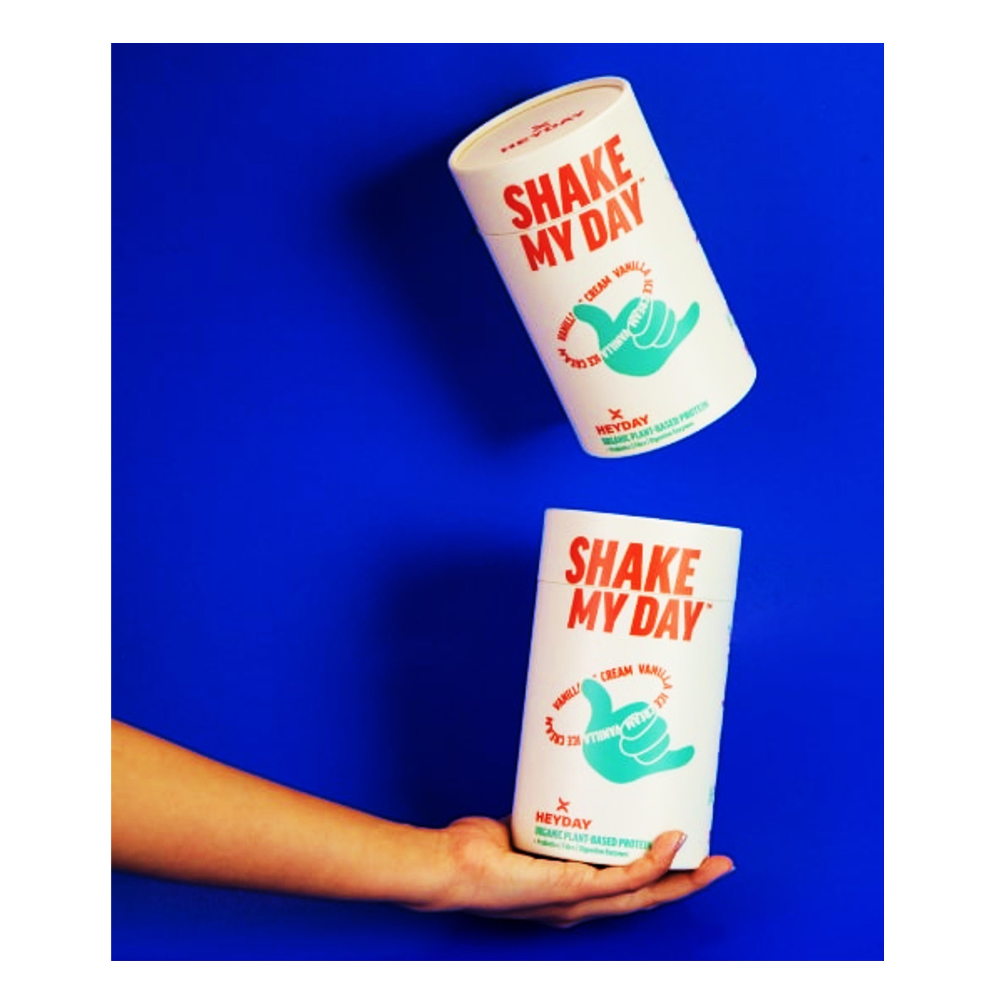 Heyday Shake My Day Natural Plant-Based Organic Protein Powder (800g) | Vanilla Flavour
