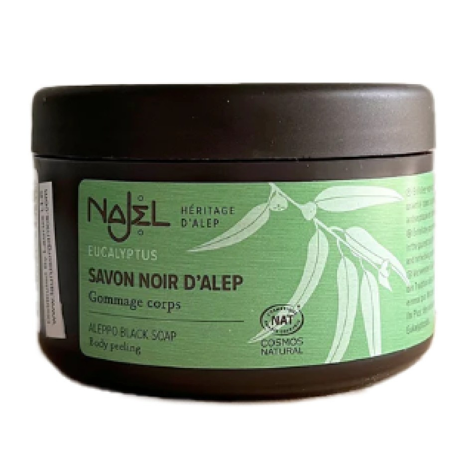 Organic Aleppo Black Soap Body Peeling 200 ml