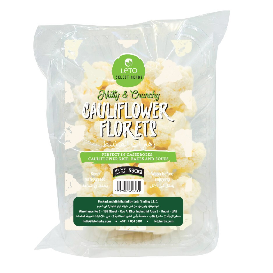 Leto Cauliflower Florets 350g