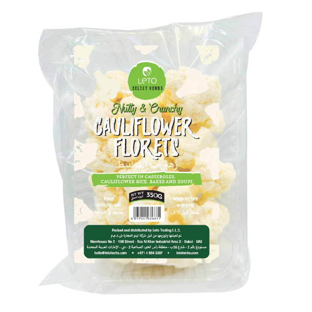 Leto Cauliflower Florets 350g