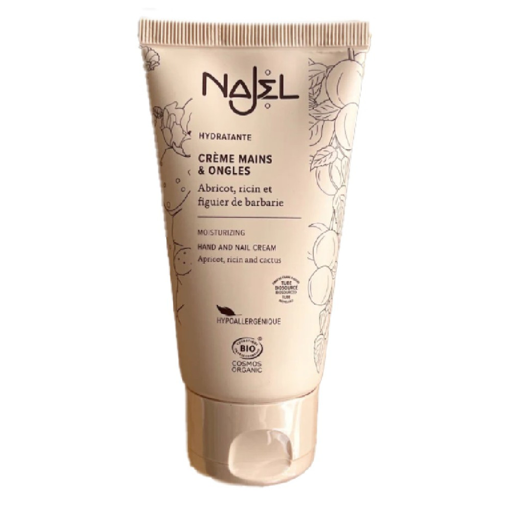 Organic Moisturizing Hand Cream Apricot &amp; Cactus Oil 75 ml
