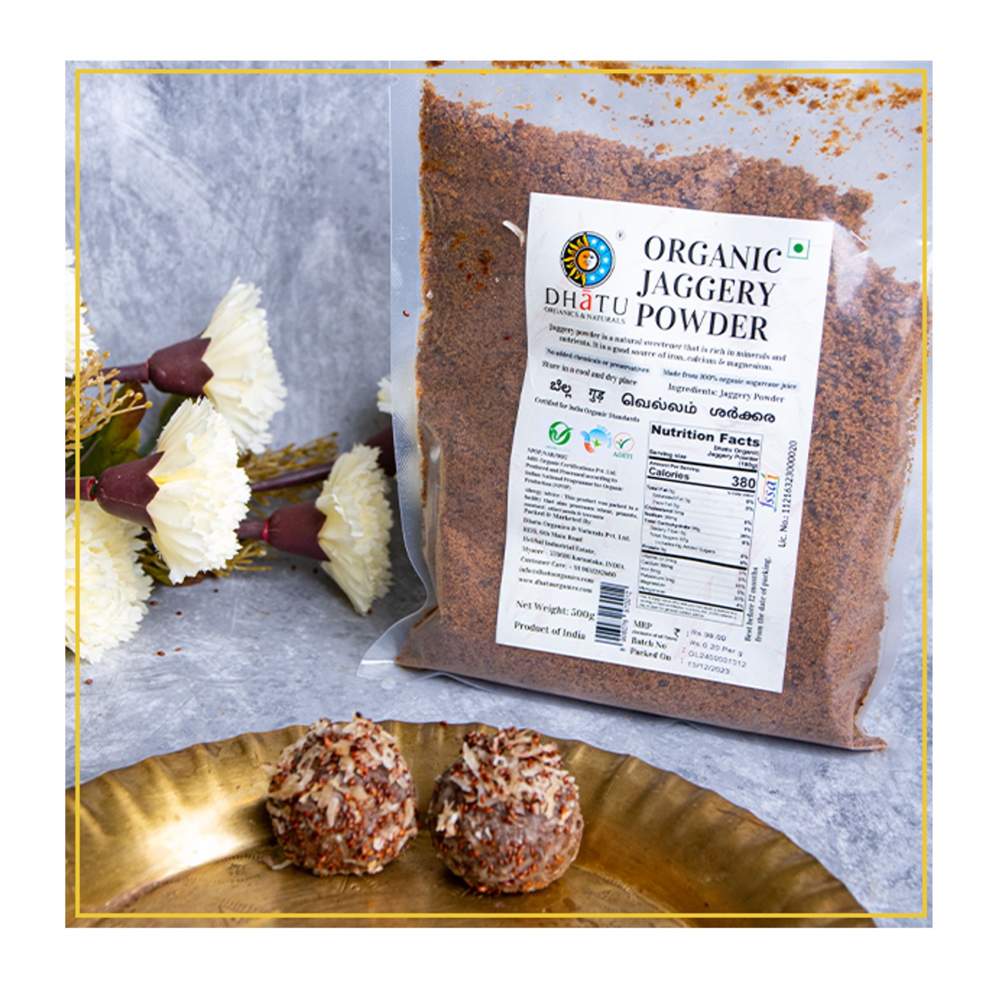 Organic Jaggery Powder 500g