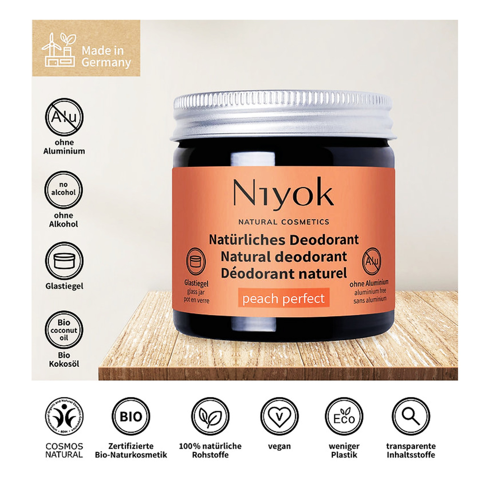 Deo Cream - Peach Perfect 40ml