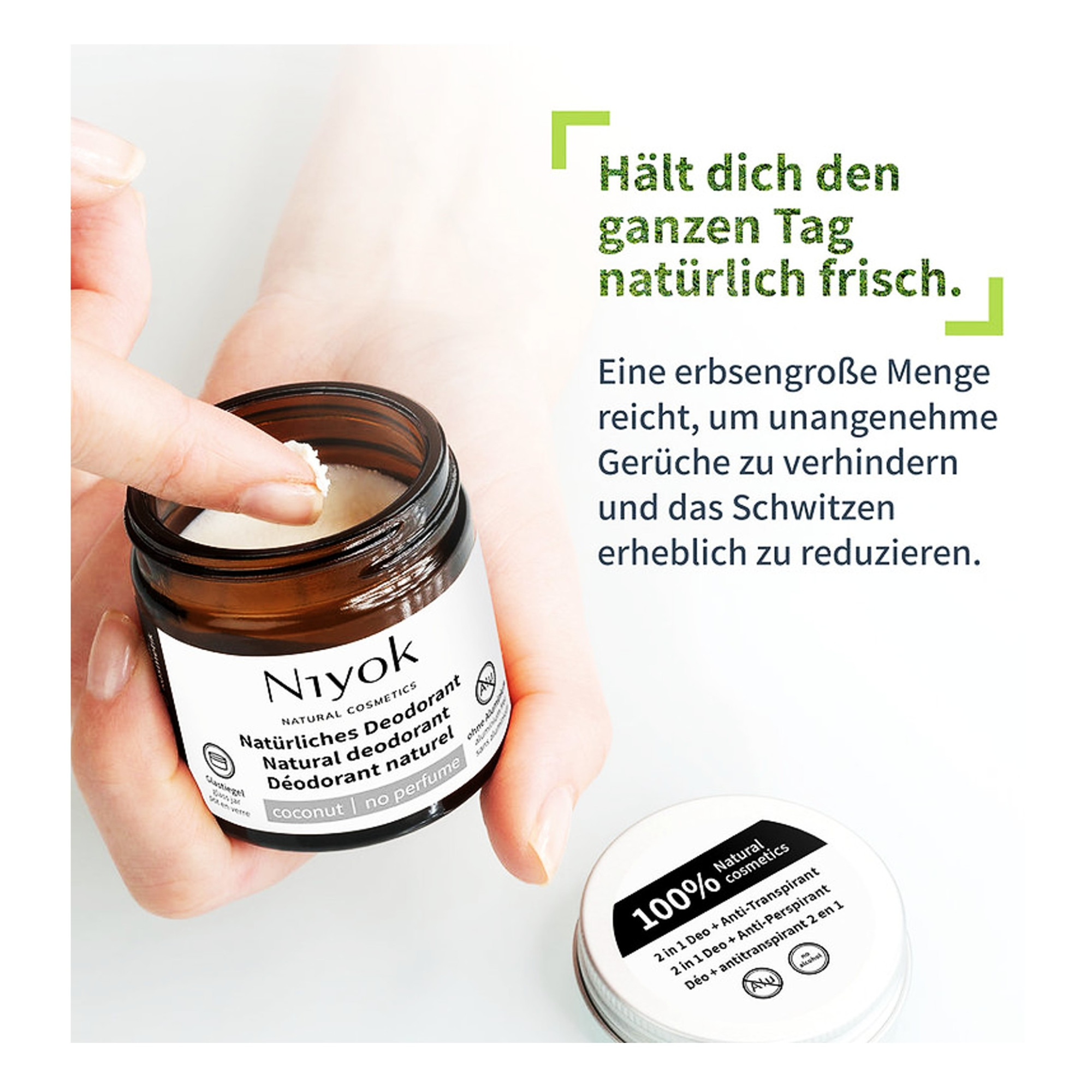 Deo Cream - Coconut no perfume 40ml