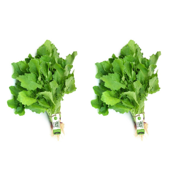 Image of Mustard Leaves (Sarso Ka Saag) Bunch 100g (Pack of 2)