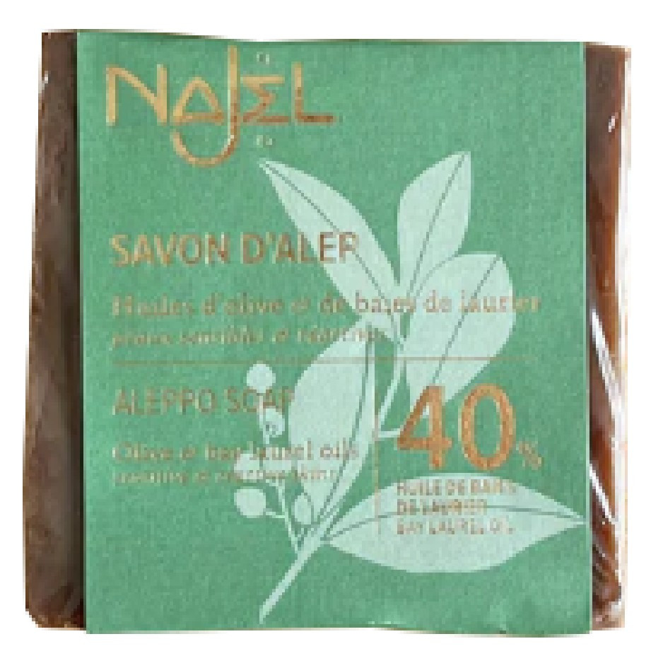 Natural Aleppo Soap Olive & Bay Laurel Oils (40% BLO) 185 g