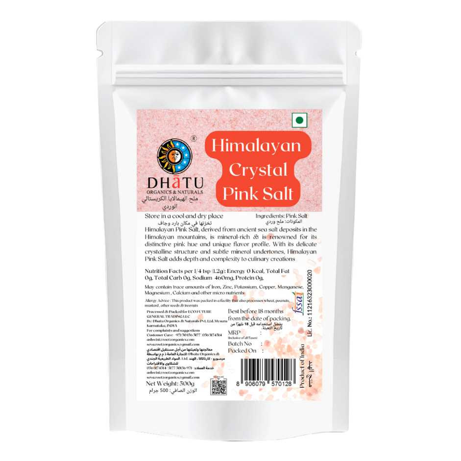Himalayan Crystal Pink Salt-500g