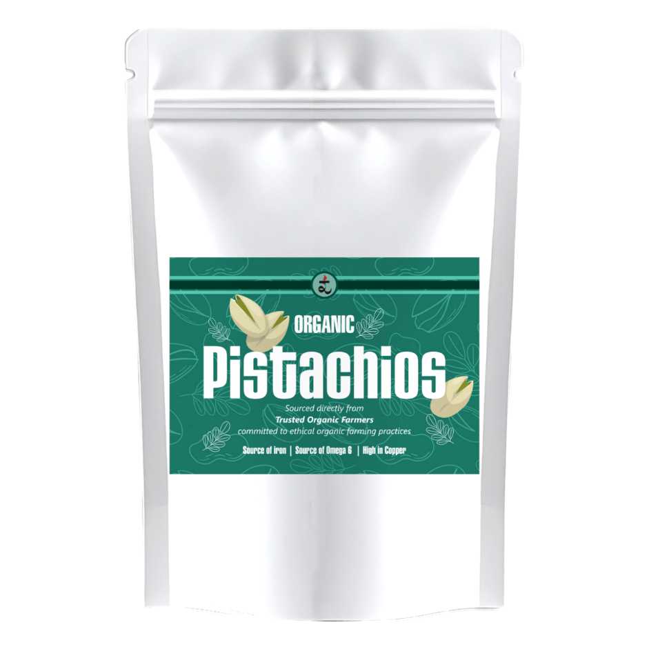 Organic Pistachios Green 250g