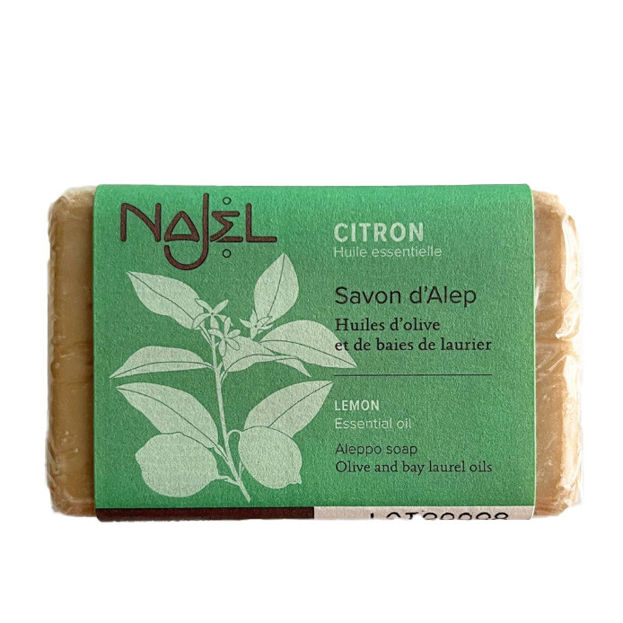Natural Aleppo Soap Lemon Essential Oil 100 g