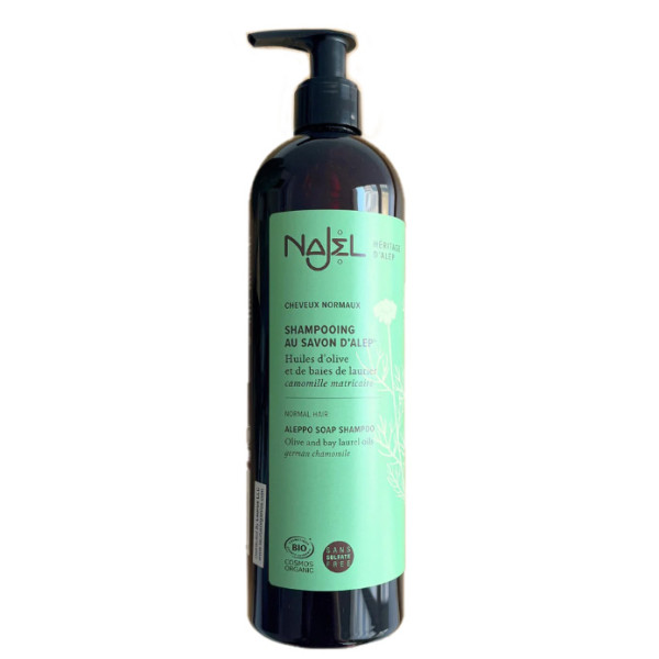 Image of Organic Aleppo Soap Shampoo Normal Hair 500 ml