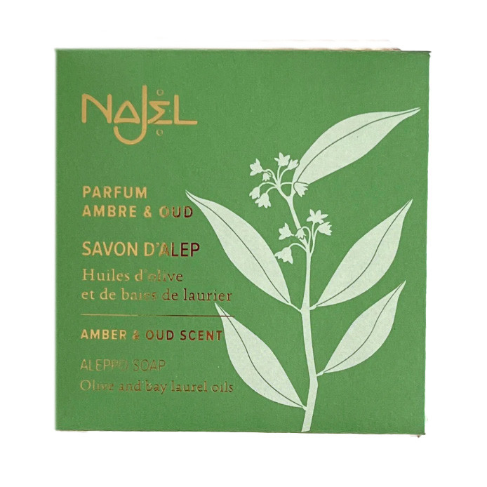 Natural Aleppo Soap Amber & Oud Scented 150 g