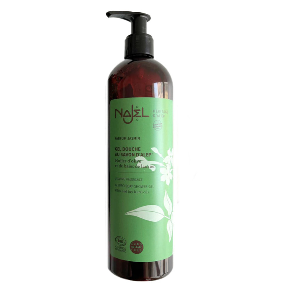 Organic Aleppo Soap Shower Gel Jasmine Fragrance 500 ml