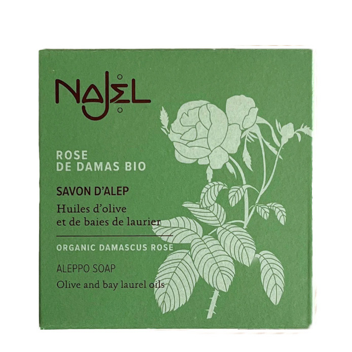 Natural Aleppo Soap Organic Damascus Rose 100 g