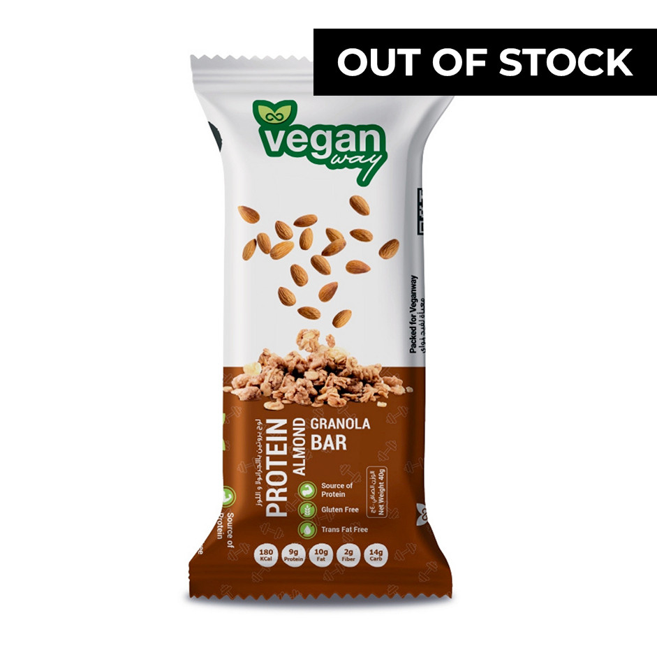 Protein Almond Granola Bars by Rootz Organics single pack 40g