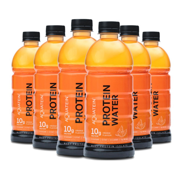 Image of Protein Water 10g 500ml (Orange Flavour) - Pack Of 6