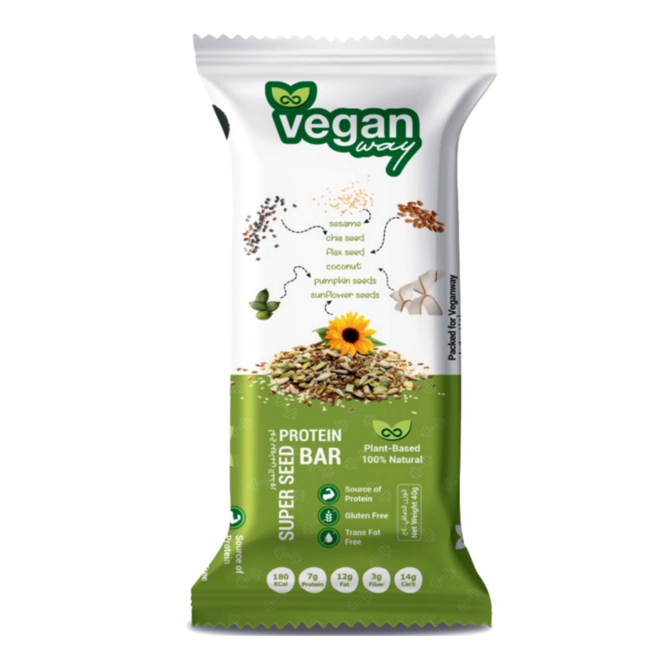 Protien Super Seed Bar by Rootz Organics single pack 40g