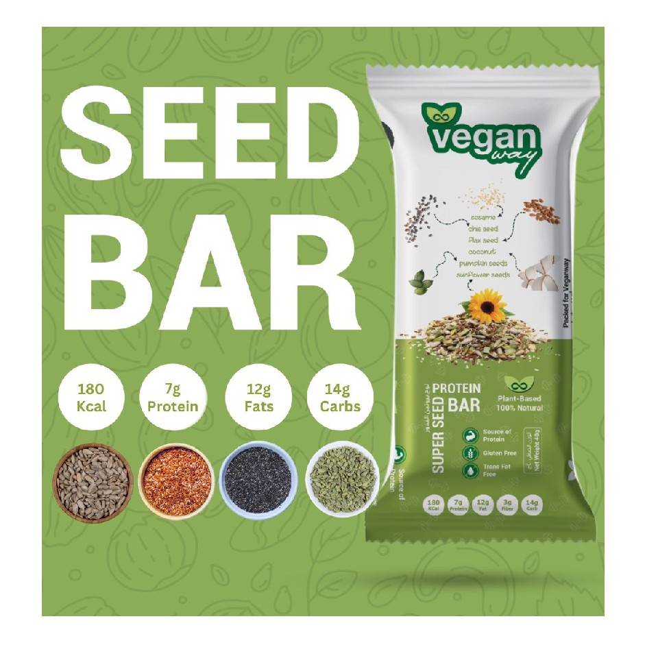 Protien Super Seed Bar by Rootz Organics single pack 40g