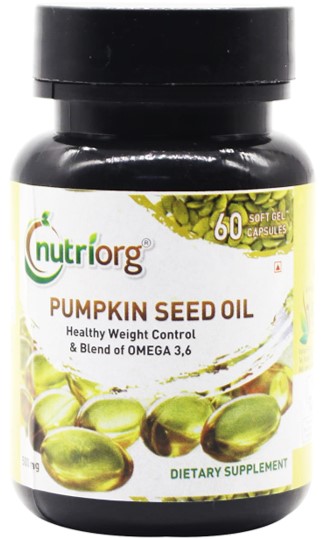 Nutriorg Pumpkin seed oil soft gel 60 Capsule