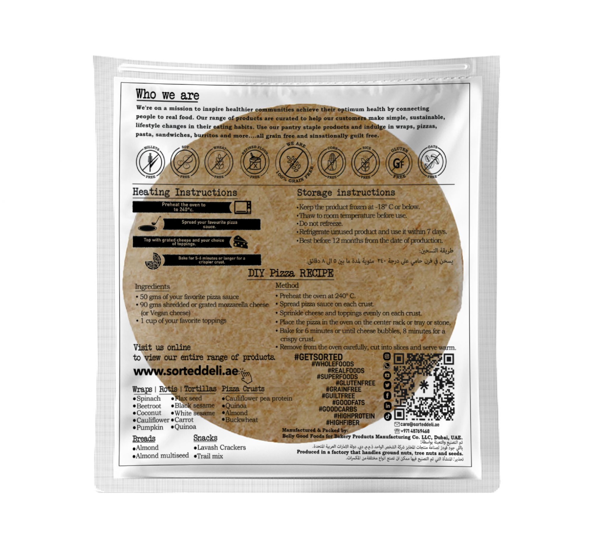 Quinoa Crust - PACK OF 2 by Rootz Organics