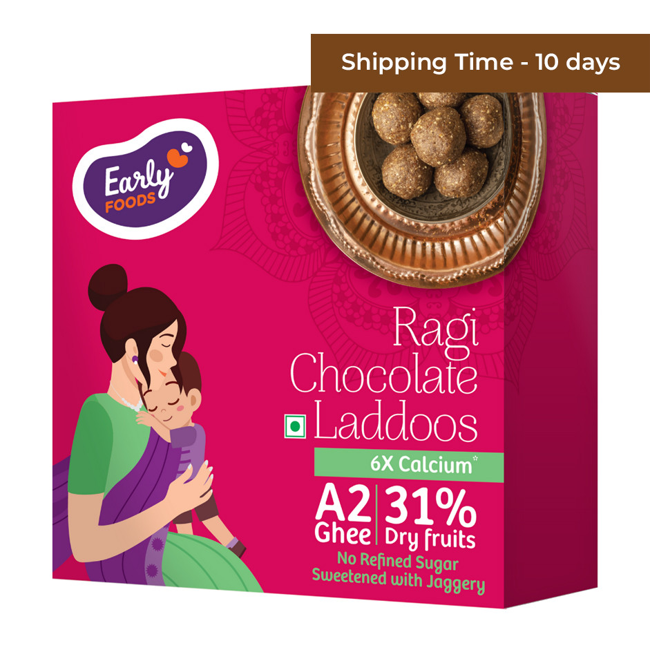 Early Foods -Ragi Chocolate Ghee Laddoos
