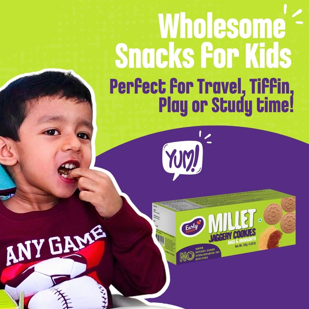 Early Foods--Ragi & Amaranth Jaggery Cookies 150g