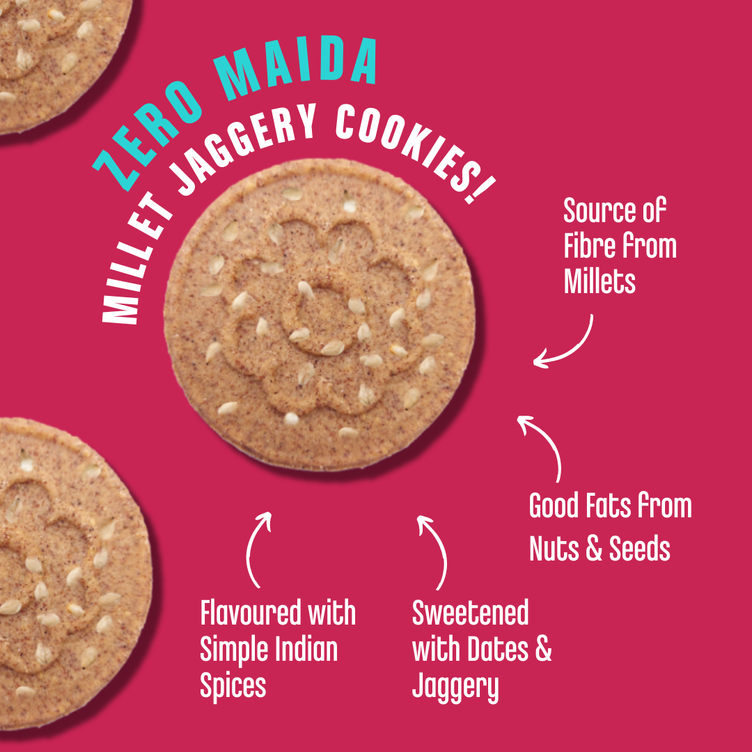 Early Foods-Ragi & Sesame Jaggery Cookies 150g