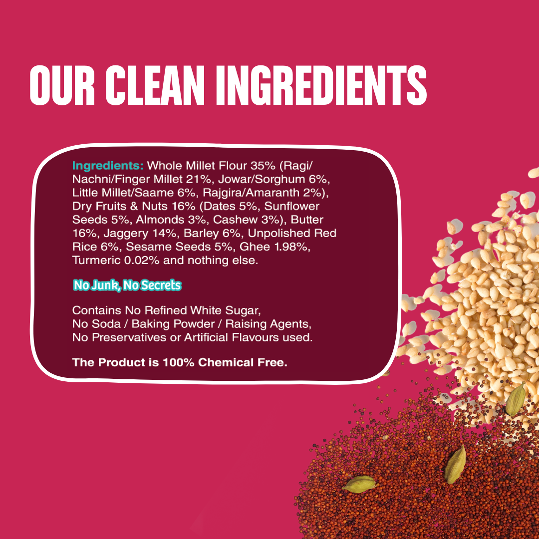 Early Foods-Ragi & Sesame Jaggery Cookies 150g