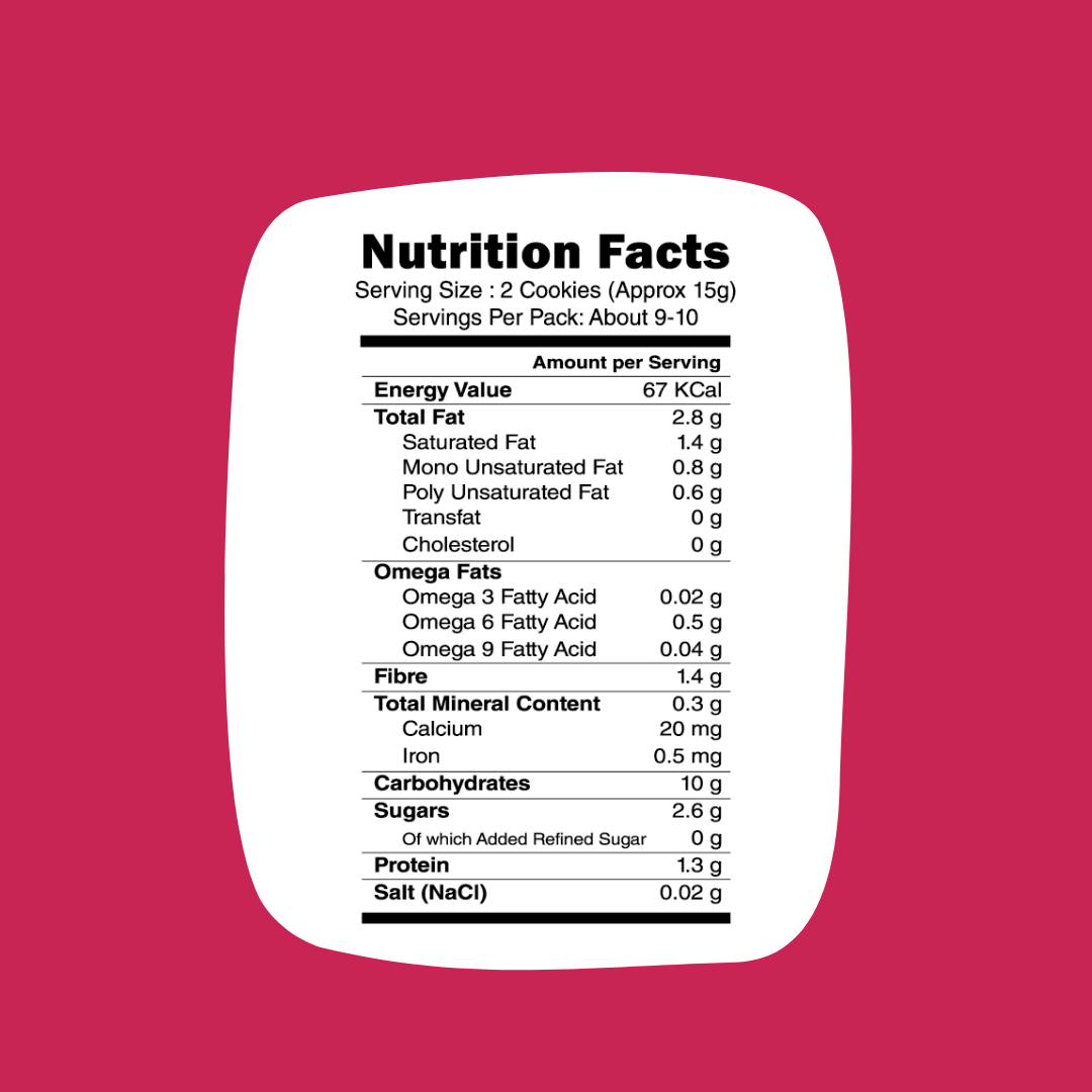 Early Foods-Assorted Sugar Free Cookies (Pack of 5)