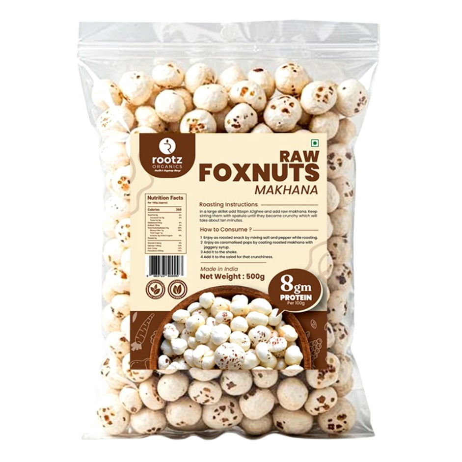 Raw Foxnuts (Makhana) 500gm