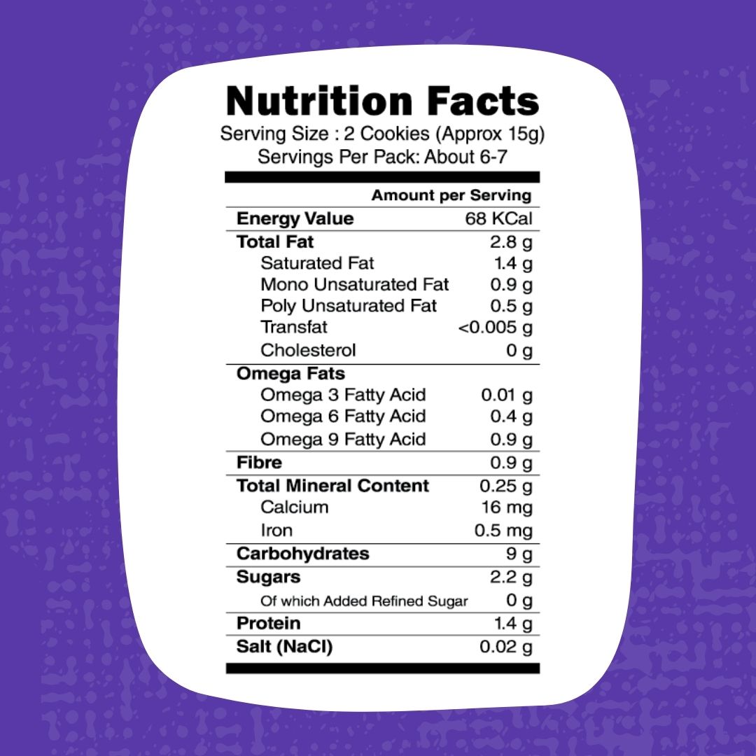 Early Foods-Assorted Sugar Free Cookies (Pack of 5)
