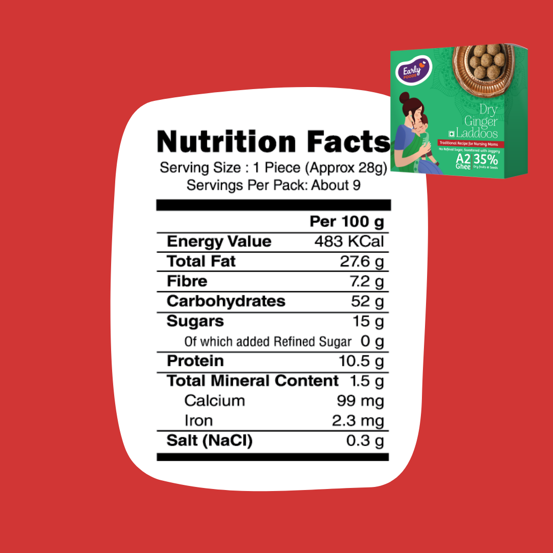 Early Foods -Dry Ginger Ghee Laddoos