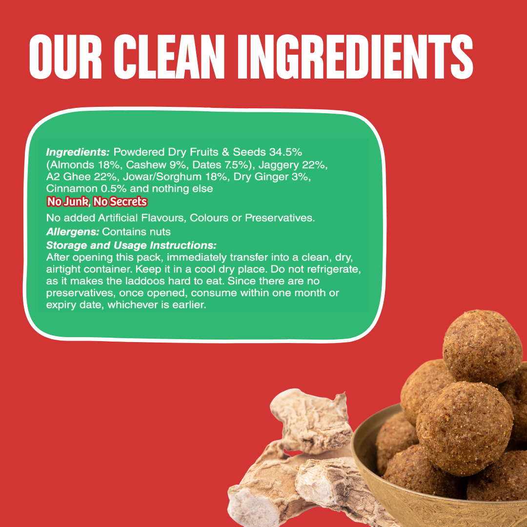 Early Foods -Dry Ginger Ghee Laddoos