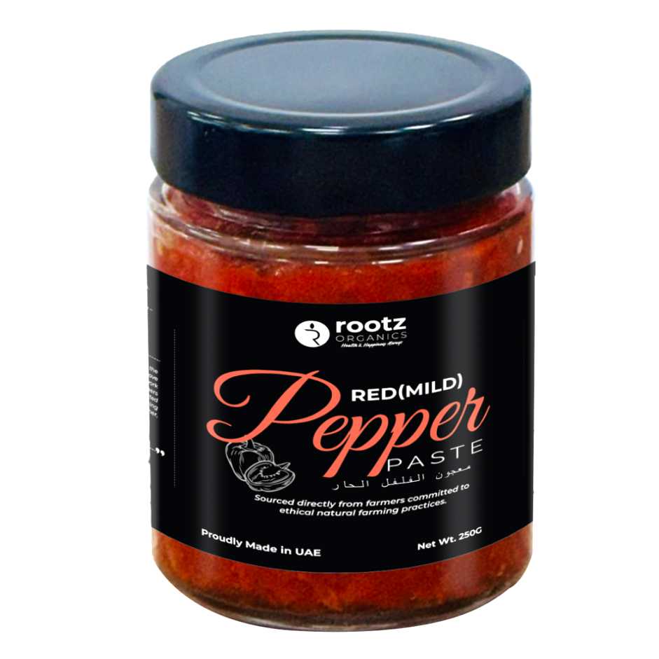 Premium Mild Red Pepper Paste 250g – Sweet Sundried Capsicum Paste for Dips, Sauces & Cooking