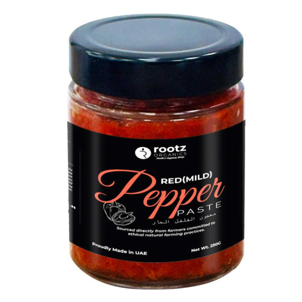 Image of Premium Mild Red Pepper Paste 250g – Sweet Sundried Capsicum Paste for Dips, Sauces &amp; Cooking