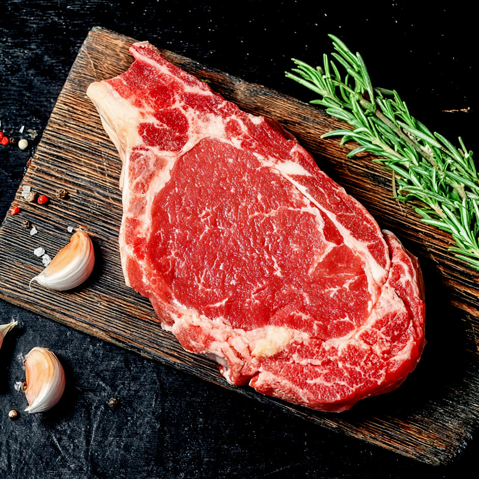 Grass Fed Premium Beef Ribeye Steak 250G | Juicy, Tender & Well-Marbled | Antibiotic and Hormone Free