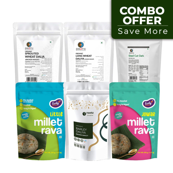 Image of Rootz Organics Porridge Cereal Combo – Pack of 6