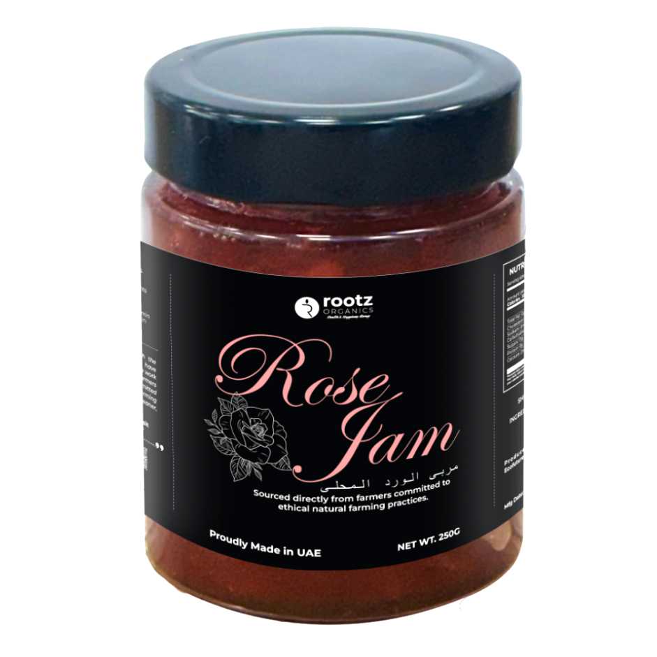 Premium Rose Jam 250g – Authentic Middle Eastern Floral Spread