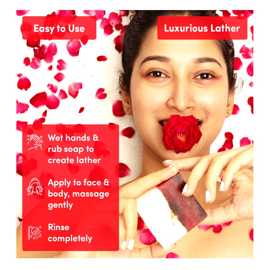 Rose with Shea Butter Soap