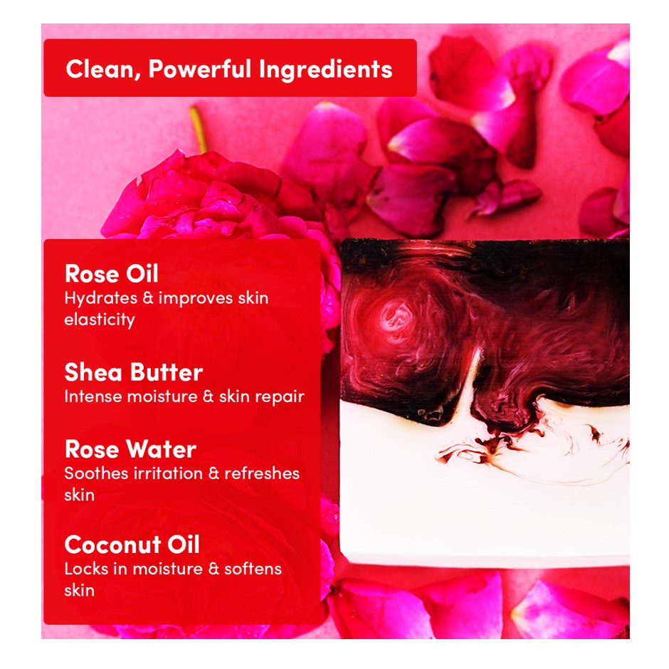 Rose with Shea Butter Soap