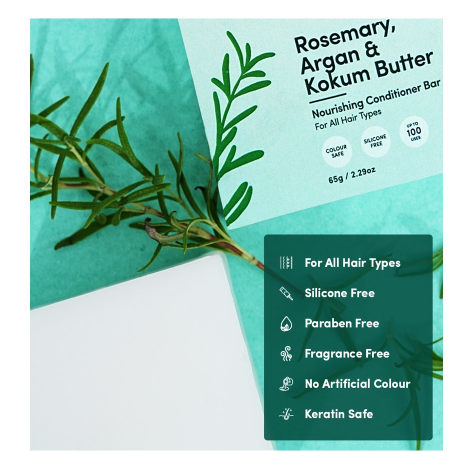Rosemary, Argan & Kokum Butter Conditioner Bar