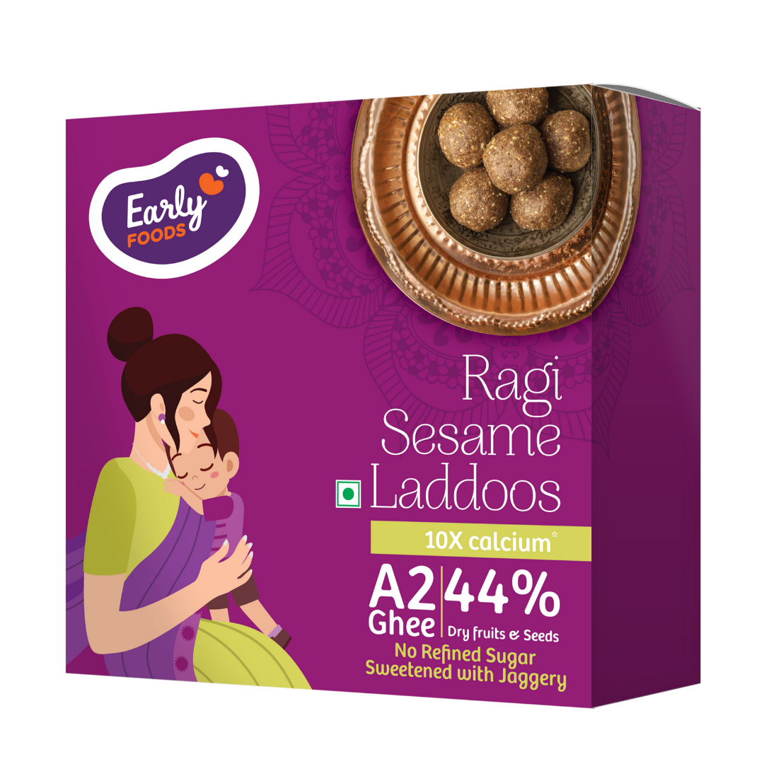 Early Foods -Ragi Sesame Ghee Laddoos