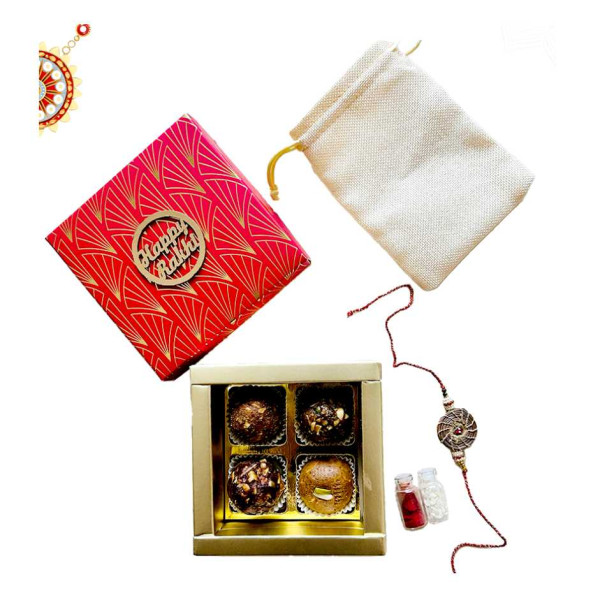 Image of 4 Assorted Nutty Laddos