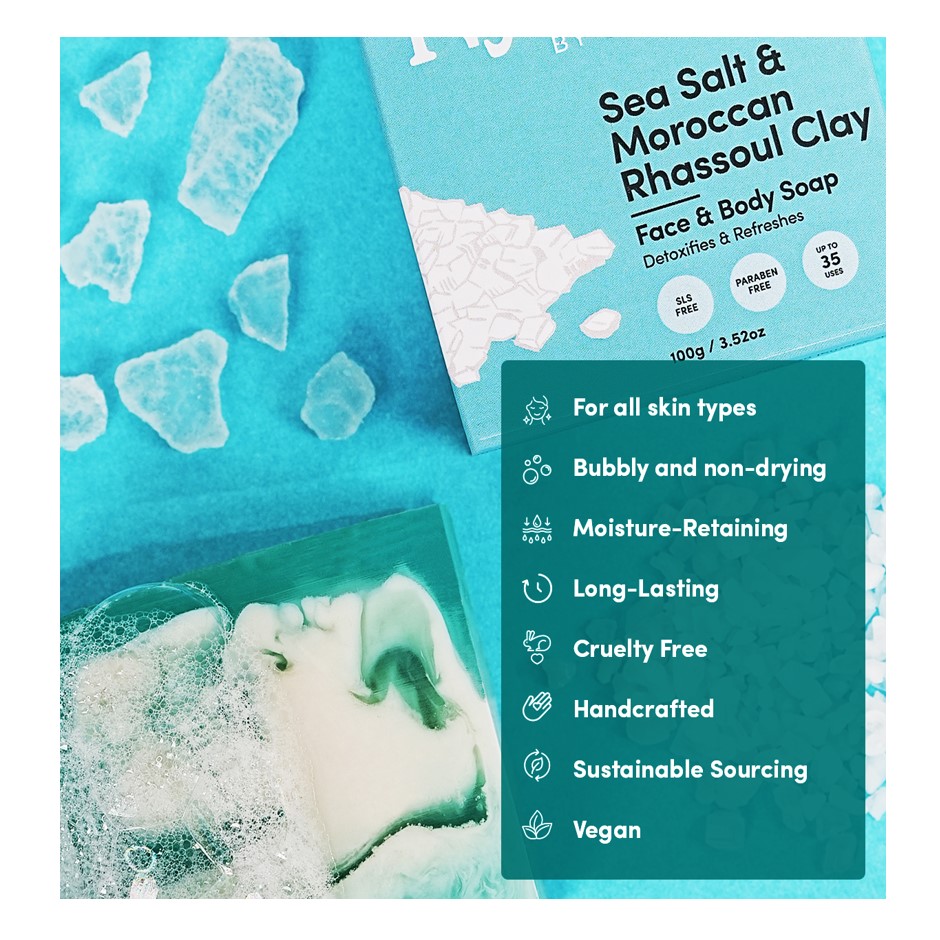Sea Salt & Moroccan Rhassoul Clay Soap