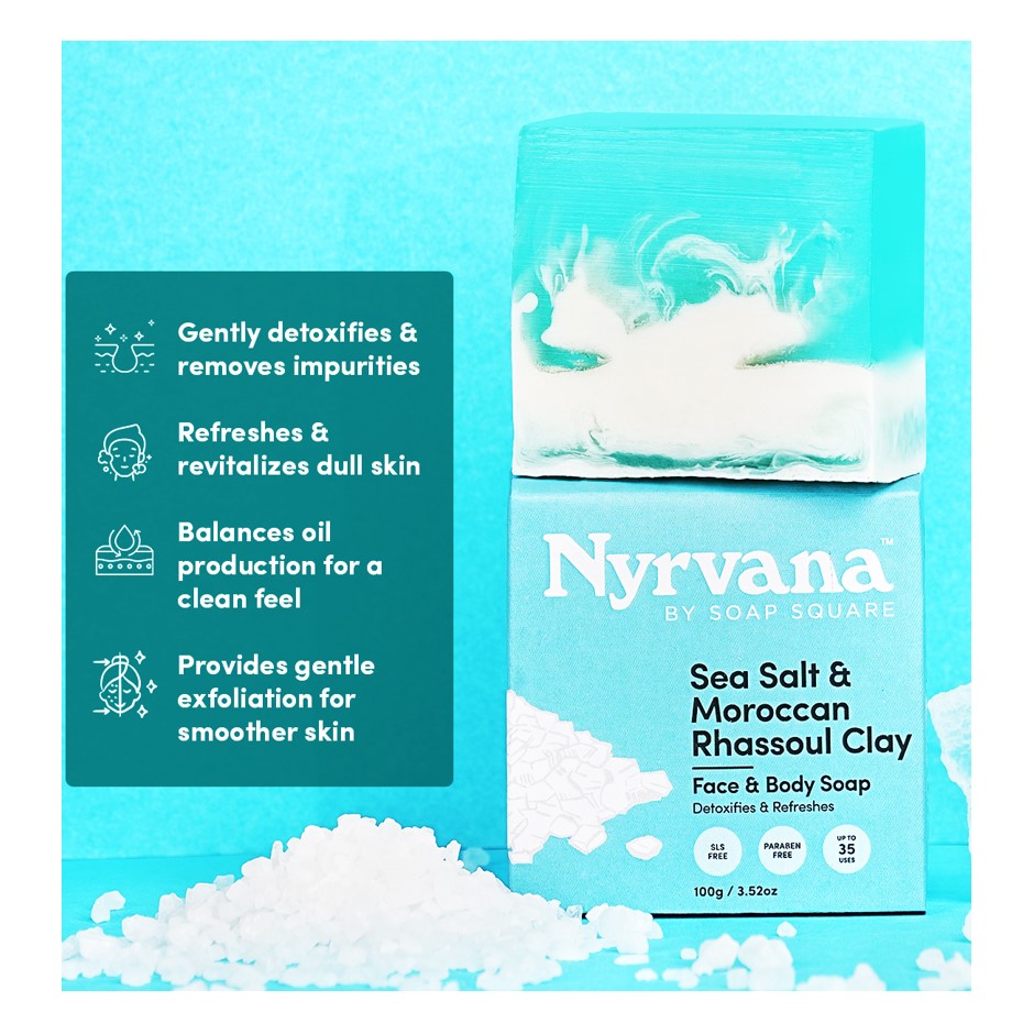 Sea Salt & Moroccan Rhassoul Clay Soap