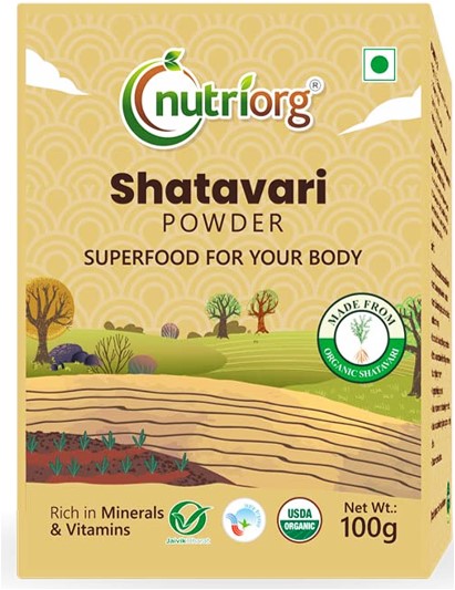 Nutriorg Certified Organic Shatavari Powder 100g