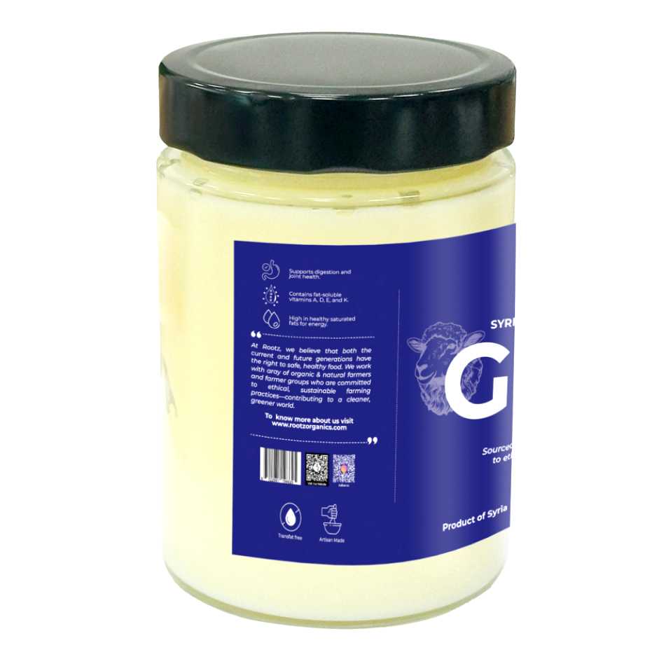 Pure Syrian Sheep Ghee 500ml – Traditional Clarified Ghee for Cooking & Wellness