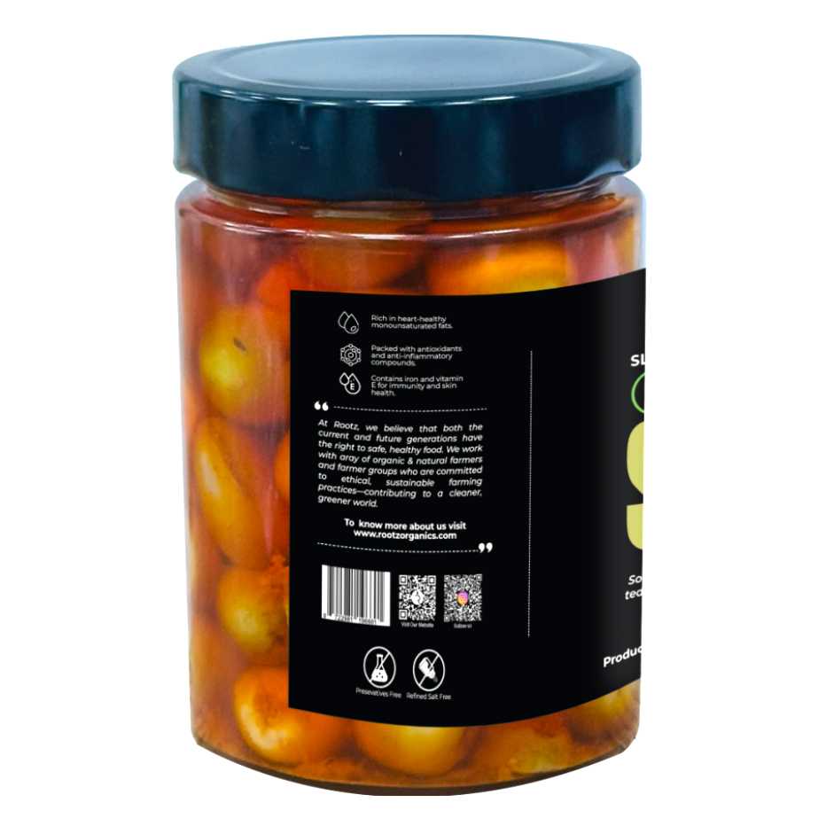 Mediterranean Sliced Olive Salad – 500g | With Lemon, Carrot & Red Pepper | Cold-Pressed Oil