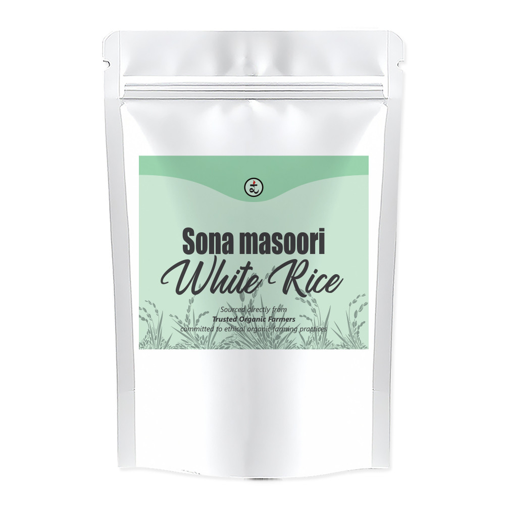 Raw Rice  (Sona Masoori Steam White) -1kg